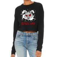 Evil Bunny - Funny Easter Bunny Rabbit Rabbit Long Ear Cropped Sweater | Artistshot