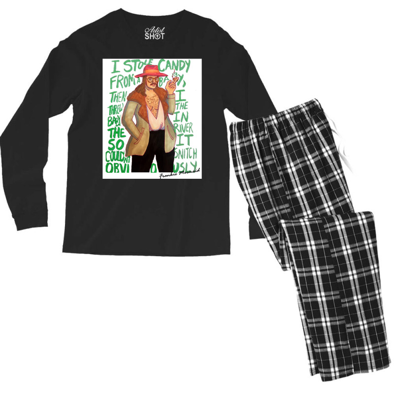 Frankie Mermaid Velocipastor Men's Long Sleeve Pajama Set by jepaceylqnb | Artistshot