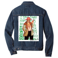 Frankie Mermaid Velocipastor Men Denim Jacket | Artistshot