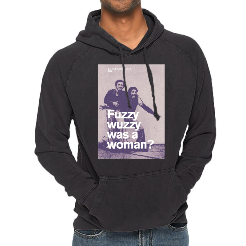 Fuzzy Wuzzy Was A Woman Vintage Hoodie by jepaceylqnb | Artistshot