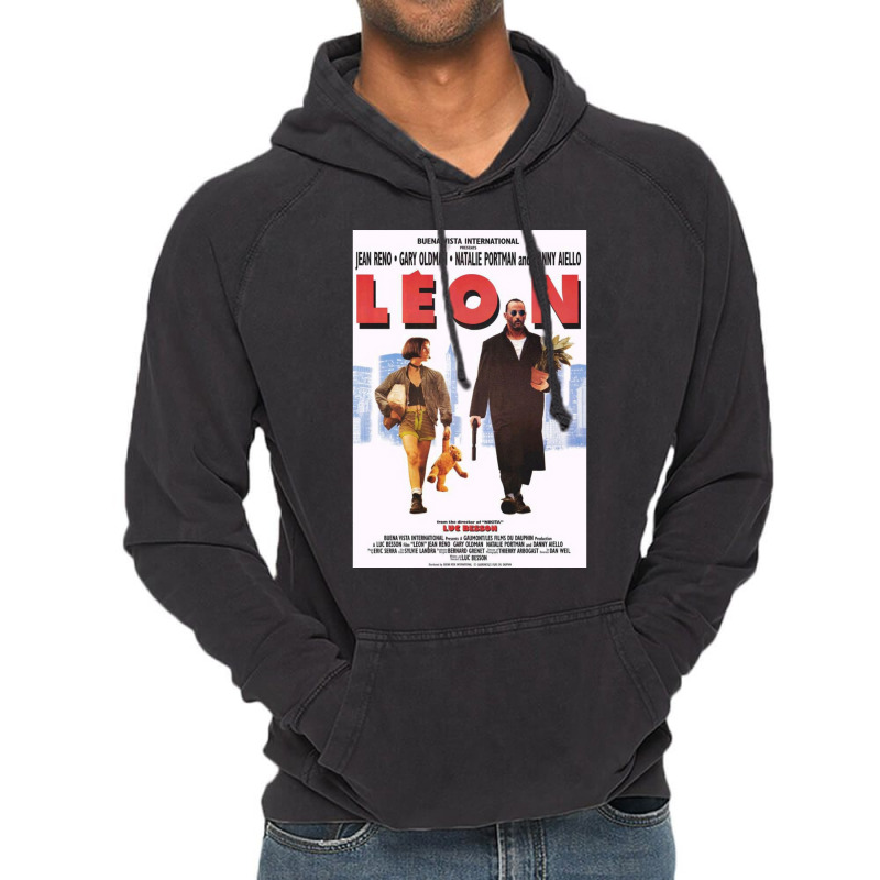 Leon The Professional Vintage Hoodie by salayobatrazf | Artistshot