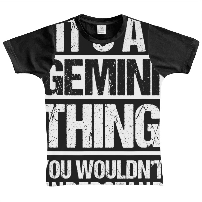 Limited Edition A Gemini Thing You Wouldn't Understand Astrology Zodia Graphic Youth T-shirt by michaelyounger19 | Artistshot