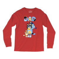 Dad Playing Son And Daughter Art Long Sleeve Shirts | Artistshot