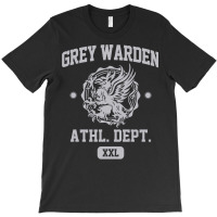 Grey Warden Athletic Department  Dragon Age Gym Shirt Style  Silver Pr T-shirt | Artistshot