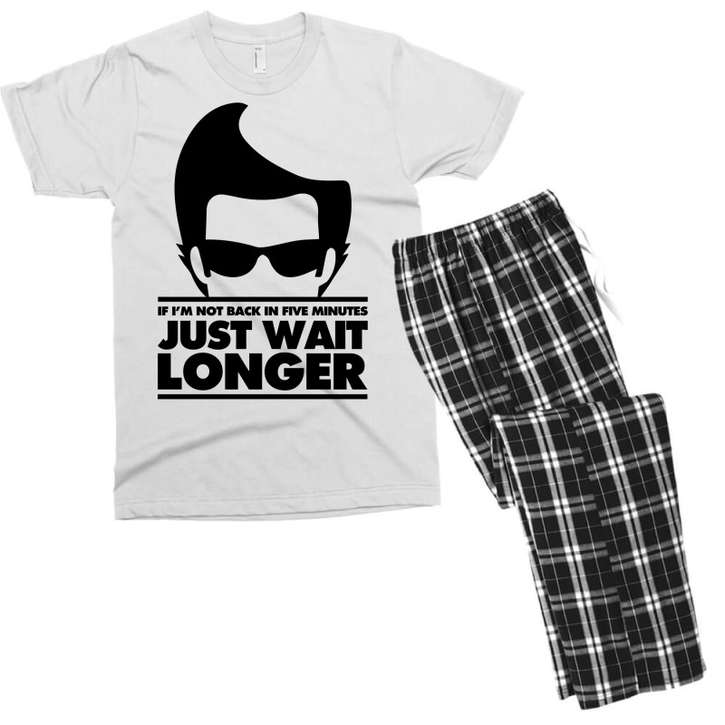 If I'm Not Back In 5 Minutes Men's T-shirt Pajama Set | Artistshot