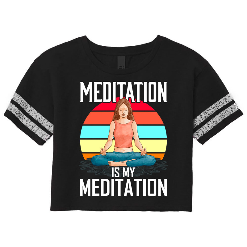 Trending Yoga Meditation Namaste Yogi Spiritual Meditate-yckqh Scorecard Crop Tee by greggjvandervor | Artistshot