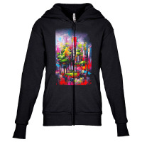 Forest T  Shirtcolorful Forest T  Shirt Youth Zipper Hoodie | Artistshot