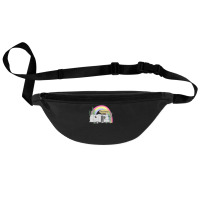 Trending Retro 70s Airstream Rainbow Desert Wander Travel Fanny Pack | Artistshot