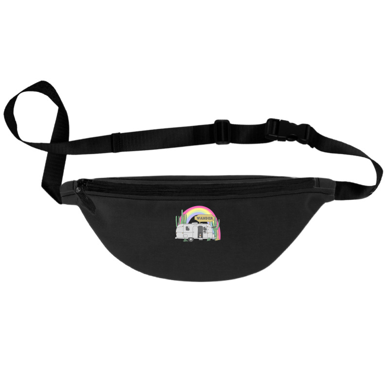 Trending Retro 70s Airstream Rainbow Desert Wander Travel Fanny Pack | Artistshot