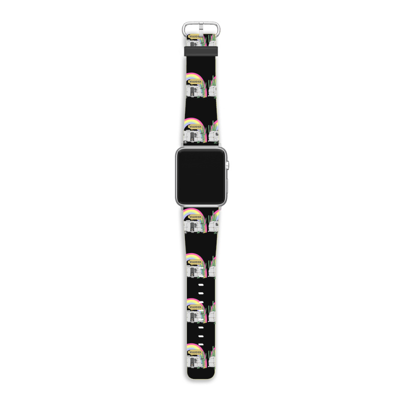 Trending Retro 70s Airstream Rainbow Desert Wander Travel Apple Watch Band | Artistshot