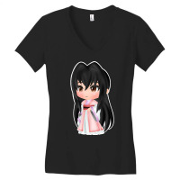 Hot Trend Lady Of The Peach Blossom Island Ver. 2 Women's V-neck T-shirt | Artistshot