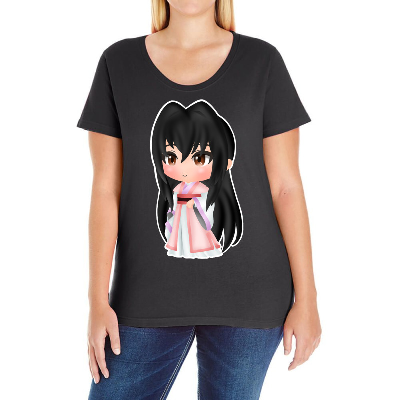 Hot Trend Lady Of The Peach Blossom Island Ver. 2 Ladies Curvy T-Shirt by Inmamlil638 | Artistshot