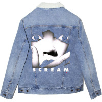 It's A Scream Unisex Sherpa-lined Denim Jacket | Artistshot