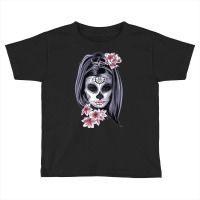 Day Of The Dead Calavera Girl Painted Mask T Shirt Toddler T-shirt | Artistshot