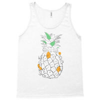 Pineapple Line Art Tank Top | Artistshot