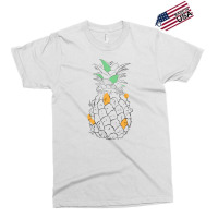 Pineapple Line Art Exclusive T-shirt | Artistshot