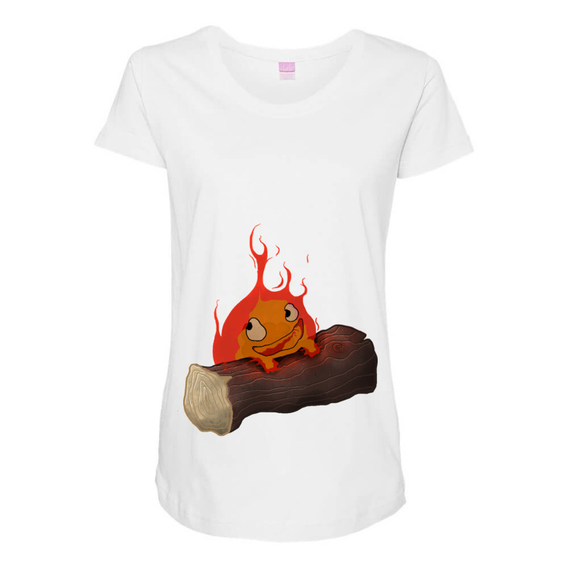 Howls Moving Castle Maternity Scoop Neck T-shirt by STEVEHICKS | Artistshot