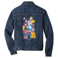 Tick Tock Girl Men Denim Jacket | Artistshot