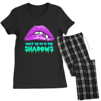 Limited Edition What We Do In The Shadows Vamp Lips Women's Pajamas Set | Artistshot