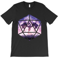 Hot Trend Purple Sky Dragon D20 T-shirt | Artistshot