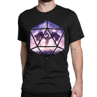 Hot Trend Purple Sky Dragon D20 Classic T-shirt | Artistshot