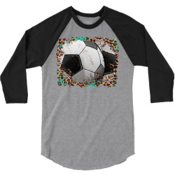 sports soccer background 3/4 Sleeve Shirt | Artistshot