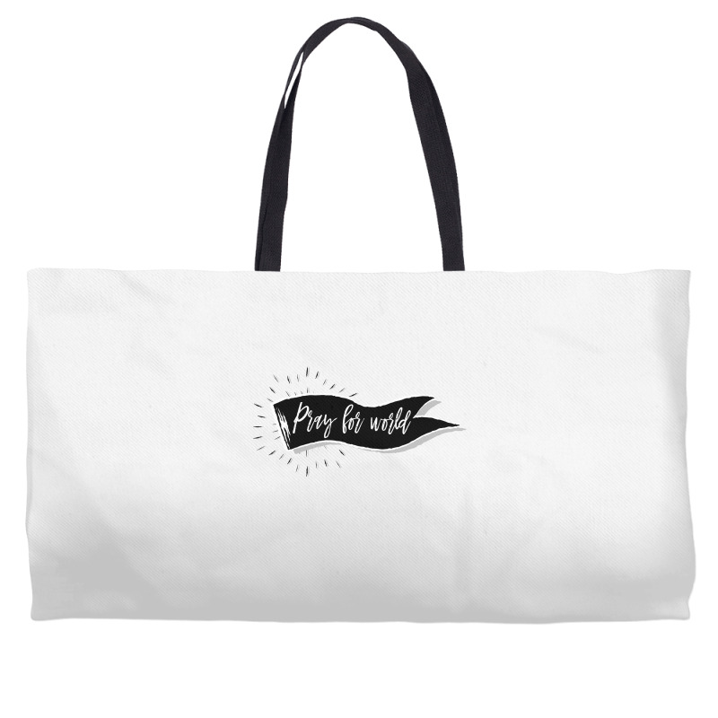 Pray For World  For Light Weekender Totes | Artistshot