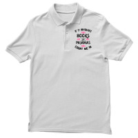 If It Involves Books And Pajamas Count Me In For Light Men's Polo Shirt | Artistshot