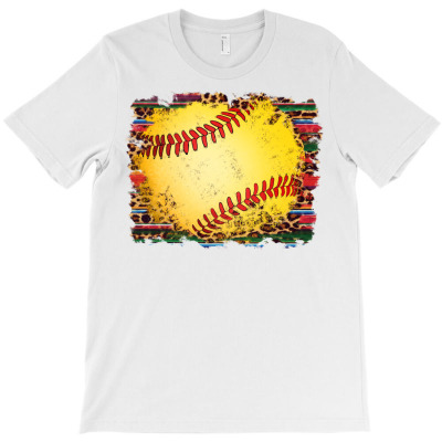 Sports Softball Background T-shirt Designed By Artiststas