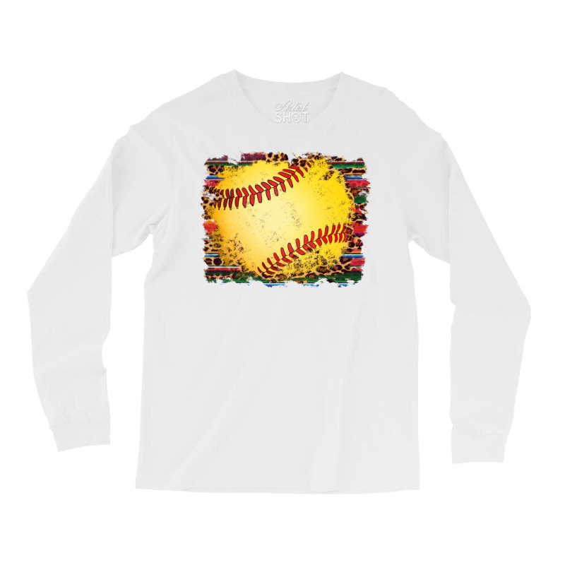 Sports Softball Background Long Sleeve Shirts | Artistshot