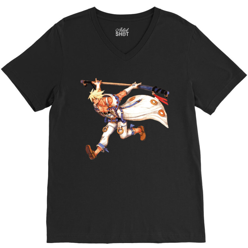 Sin Kiske Guilty Gear Strive 2 V-Neck Tee by apolitery | Artistshot