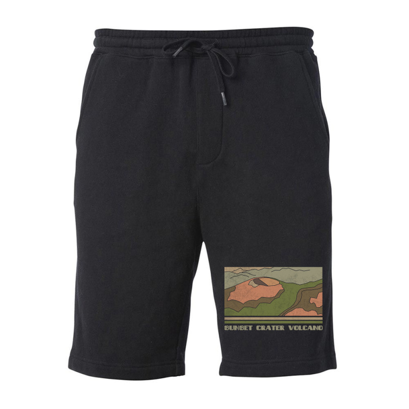 Limited Edition Sunset Crater Volcano National Monument Nature Lover V Fleece Short by poppyallen | Artistshot