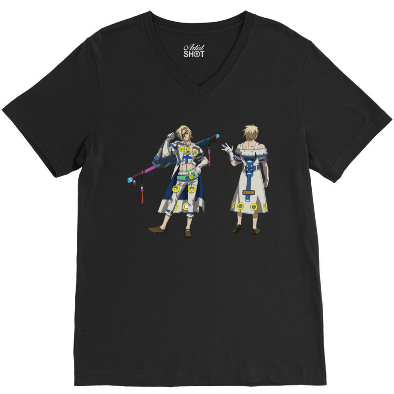 Sin Kiske Guilty Gear Strive 6 V-Neck Tee by apolitery | Artistshot