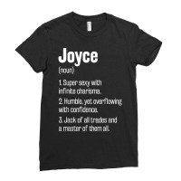 Joyce Definition Funny First Name Humor Nickname T Shirt Ladies Fitted T-shirt | Artistshot