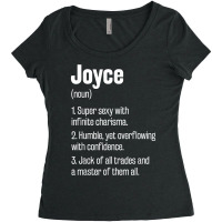 Joyce Definition Funny First Name Humor Nickname T Shirt Women's Triblend Scoop T-shirt | Artistshot