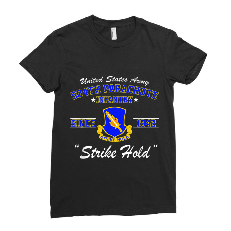 504th Parachute Infantry Regiment 002 Ladies Fitted T-Shirt by JOHNCREASY | Artistshot