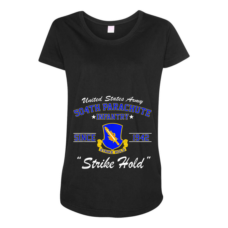 504th Parachute Infantry Regiment 002 Maternity Scoop Neck T-shirt by JOHNCREASY | Artistshot