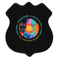 Hot Trend Sunset Beach, Treasure Island, Pinellas County, Florida Shield Patch | Artistshot