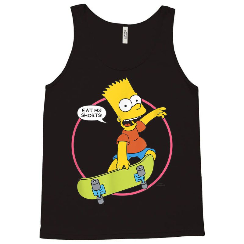 The Simpsons Bart Simpson Eat My Shorts T Shirt Tank Top by mauthe | Artistshot