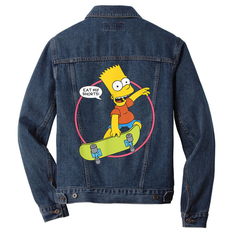 The Simpsons Bart Simpson Eat My Shorts T Shirt Men Denim Jacket by mauthe | Artistshot