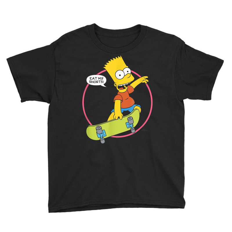 The Simpsons Bart Simpson Eat My Shorts T Shirt Youth Tee by mauthe | Artistshot