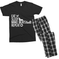 Hot Trend Eat Sleep Make Beats Repeat-5ah50 Men's T-shirt Pajama Set | Artistshot