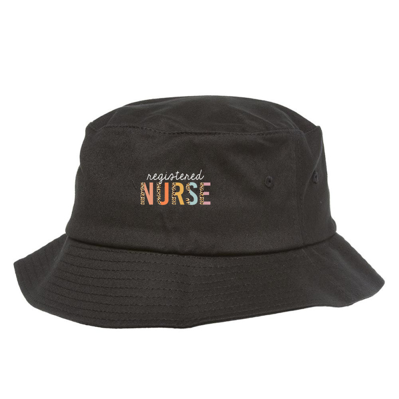 Limited Edition Rn Nurse Leopard Print Registered Nurse Nursing School Bucket Hat | Artistshot