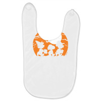 Peanuts  Halloween  Trick Or Treat Silhouettes Baby Bibs | Artistshot