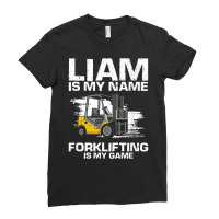 Mens Fork Stacker Operator Design For Forklift Driverfor Liam T Shirt Ladies Fitted T-shirt | Artistshot