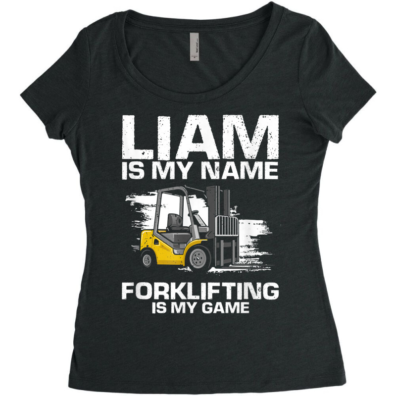 Mens Fork Stacker Operator Design For Forklift Driverfor Liam T Shirt Women's Triblend Scoop T-shirt by ald1heberts | Artistshot