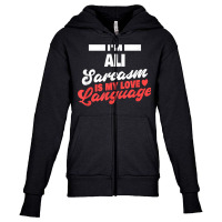 Mens I'm Ali Sarcasm Language Saying Funny Ali Name T Shirt Youth Zipper Hoodie | Artistshot