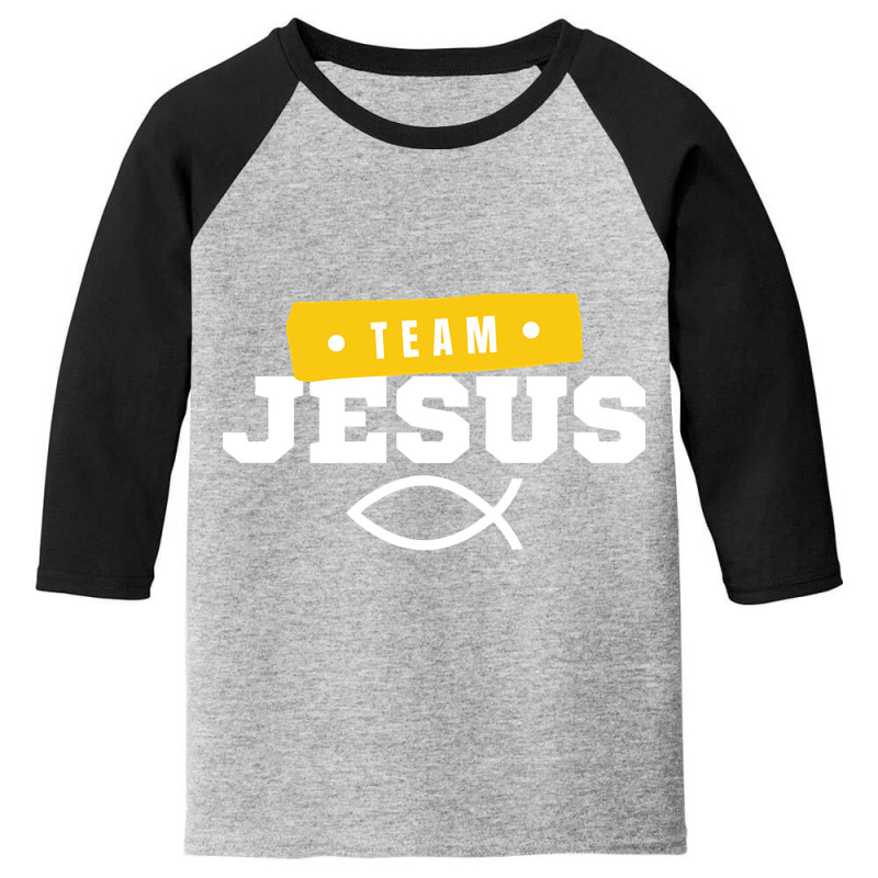 Trending Team Jesus Fish - Christian-nl6xu Youth 3/4 Sleeve | Artistshot