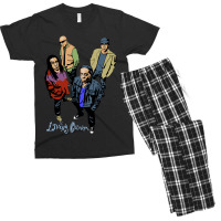 Cool Vector Living Color New Graphic Design Men's T-shirt Pajama Set | Artistshot