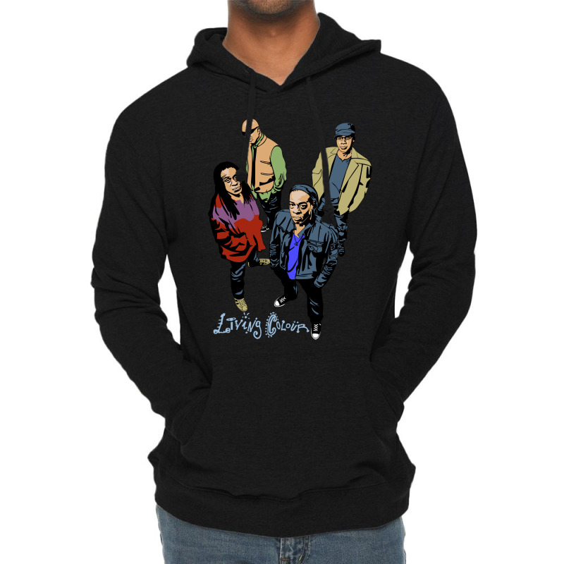 Cool Vector Living Color New Graphic Design Lightweight Hoodie | Artistshot